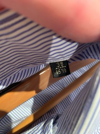 Camisa rayas Massimo Dutti azul y blanco talla 39