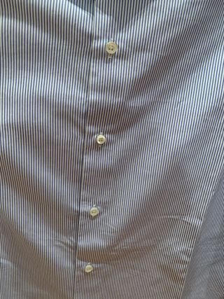 Camisa rayas Massimo Dutti azul y blanco talla 39
