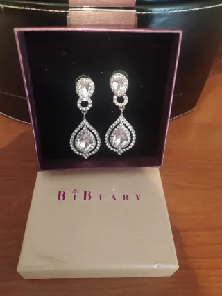 Pendientes BiBeary Circonitas Plata