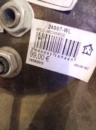 Lampada Faro Metallo orientabile