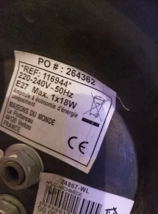 Lampada Faro Metallo orientabile