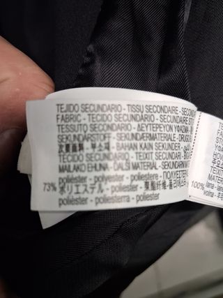 Abrigo largo Zara 100% lana