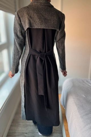 Abrigo largo Zara 100% lana