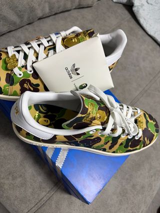 Adidas Stan Smith BAPE Camo Dorado