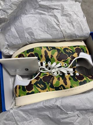 Adidas Stan Smith BAPE Camo Dorado