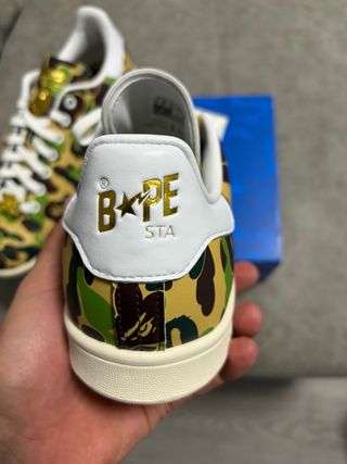 Adidas Stan Smith BAPE Camo Dorado