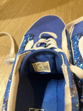 Vans Old Skool Estrellas Azul Mujer