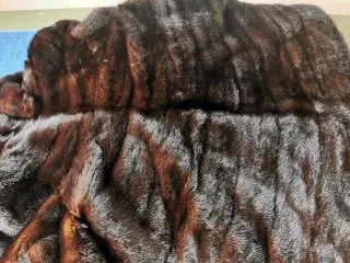 Cappotto in pelle marrone