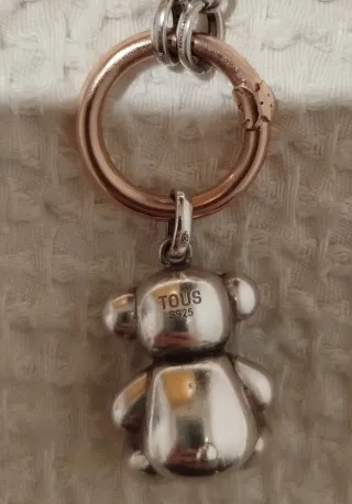 Collar Tous Oso plata