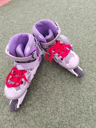 Patines en línea talla 32-35 + bolsa