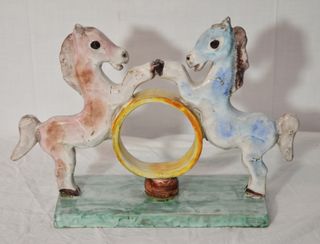 Solimene Vietri – Scultura ceramica cavalli '70