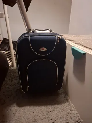 Maleta Chiemsee azul y blanco