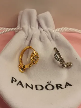 Pendientes Pandora Sol y Luna