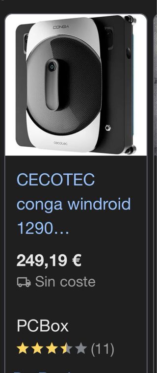Conga Windroid 1290 limpiacristales