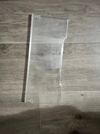 Estante de nevera transparente