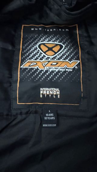 Chaqueta Moto Niño IXON Negra