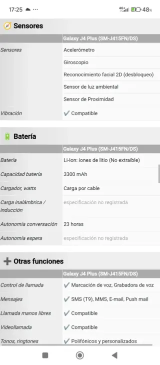 Fotocamera 13mp/5mp, schermo da 6", molto sottile/leggero