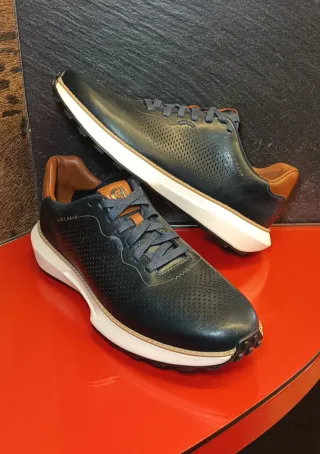Deportivas Cole Haan Azul y Marrón nuevas 42 piel