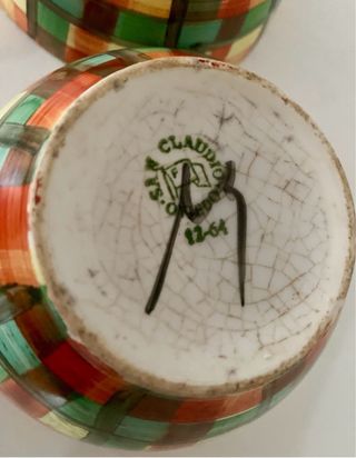 Par de cuencos antiguos San Claudio