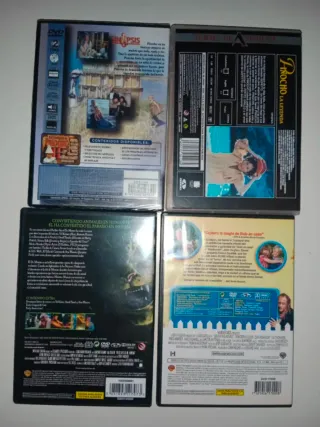 Lote 4 DVDs: Pinocho, Dr. Moreau, Daniel Travieso