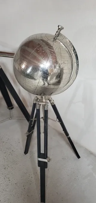 Foco, Telescopio y Bola del Mundo