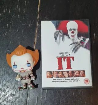 Funko Pop IT + DVD Stephen King Terror