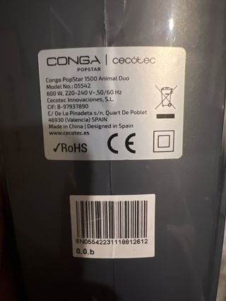 Aspiradora de mano Cecotec POPSTAR