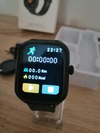 Smartwatch reloj inteligente Negro