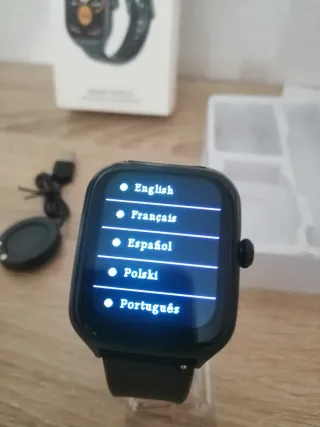 Smartwatch reloj inteligente Negro