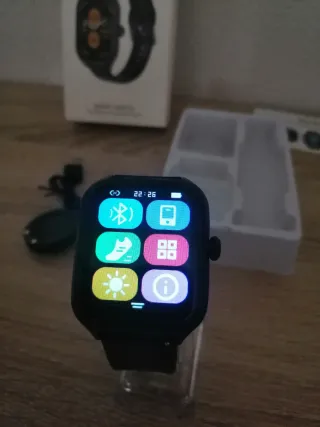 Smartwatch reloj inteligente Negro