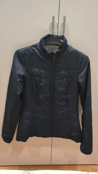 Anorak entallado azul marino mujer