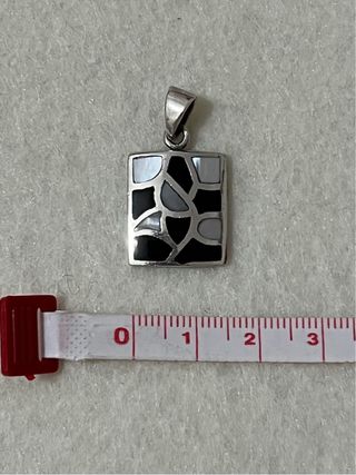 Colgante Plata 925 Ónix y Nácar