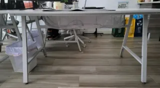 Escritorio gaming gris 160x80 cm