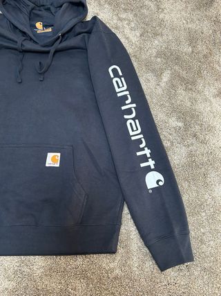 Sudadera Carhartt con capucha azul marino Talla L
