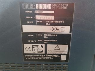 Encuadernadora CP BOURG BB3001