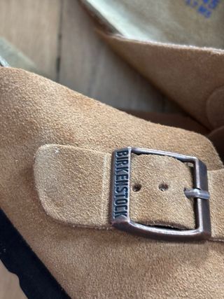 Birkenstock Boston 38 Suede Marrone