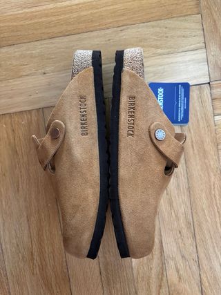Birkenstock Boston 38 Suede Marrone