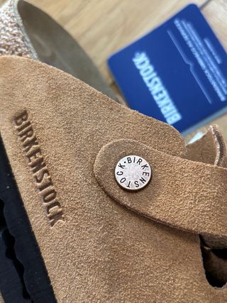 Birkenstock Boston 38 Suede Marrone