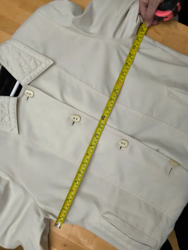 Gabardina mujer modista beige