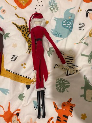 JACK Y SALLY CON ROPA DE NAVIDAD