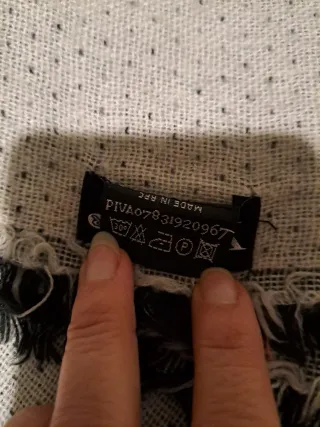 Sciarpa/scialle morbido grigio e rosa