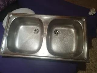 Fregadero doble acero inoxidable Teka