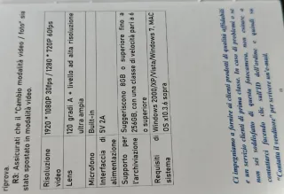 Action Cam Moto 1080p Grandangolo