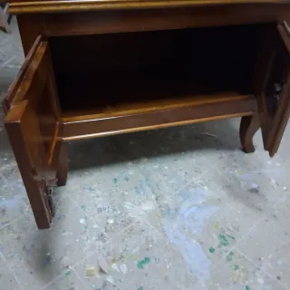 Madia in noce restaurata