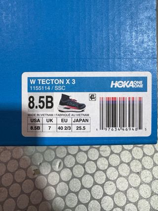 Hoka Tecton X3 Talla 40 2/3 Nuevas