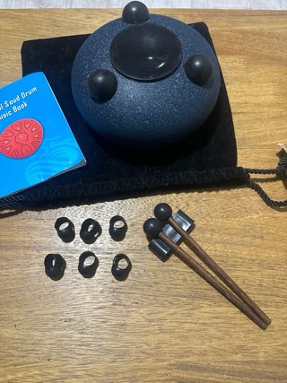 Tambor Lengua Acero 6”  Azul, 11 notas.