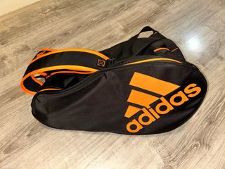 Paletero Adidas Negro y Naranja
