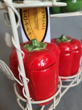 Especiero Pimientos Cerámica