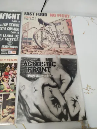 Lote Vinilos 7" Punk Rock