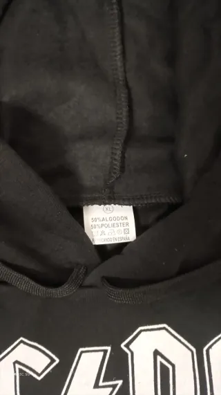 Sudadera AC/DC Negra con Capucha